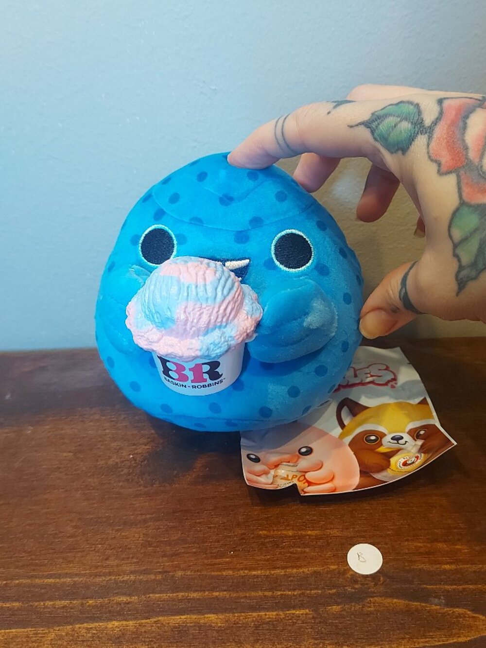 Snackles Series #3 - 5" Plush - Olivia the Blue Parrotfish